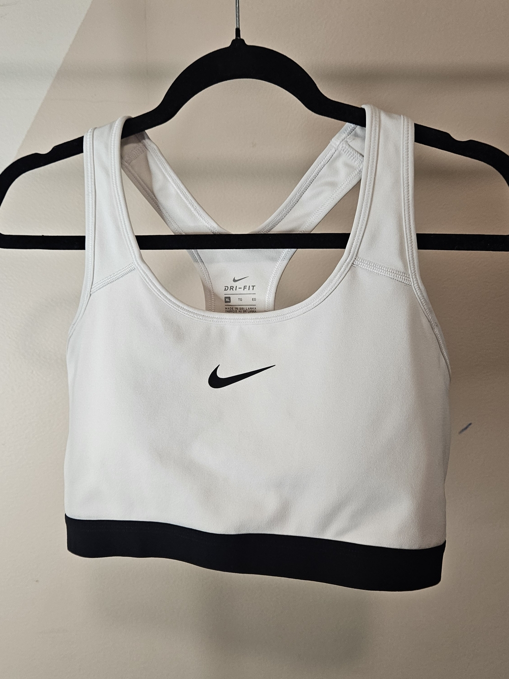 Nike Dri-FIT Racerback Sports Bra Size XL